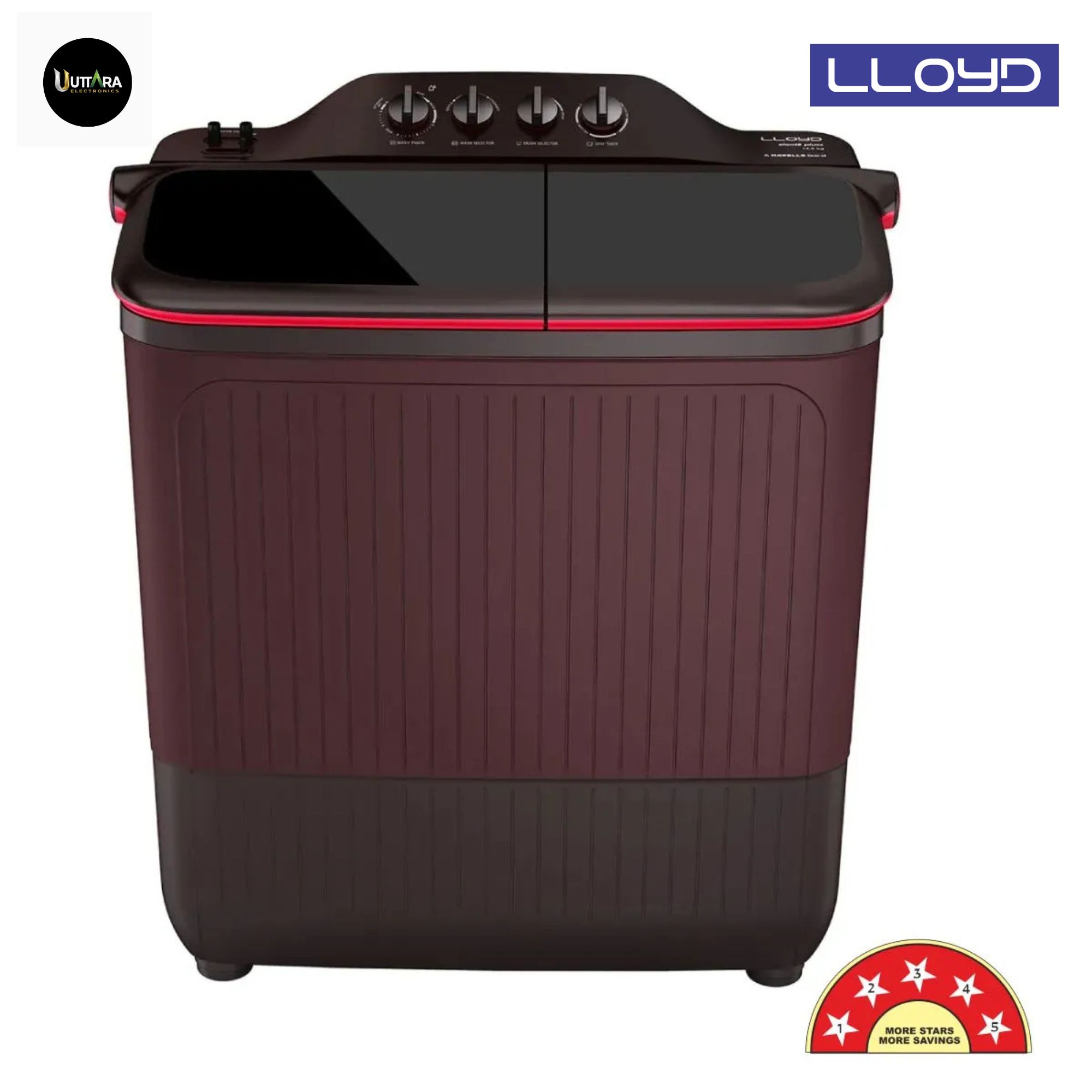 LLOYD SEMI AUTOMATIC WASHING MACHINE 14 KG GLWS145EPHPC