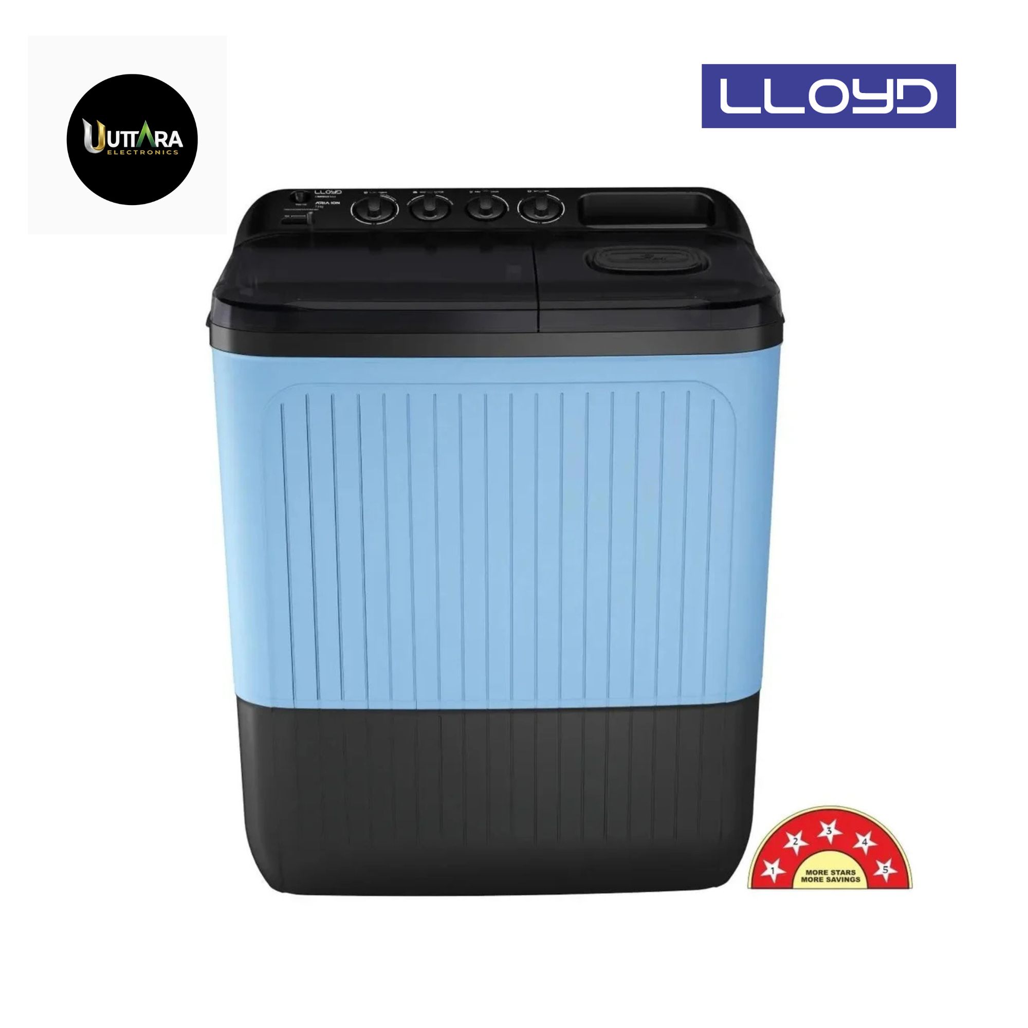 LLOYD SEMI AUTOMATIC WASHING MACHINE 8.0 KG GLWS805