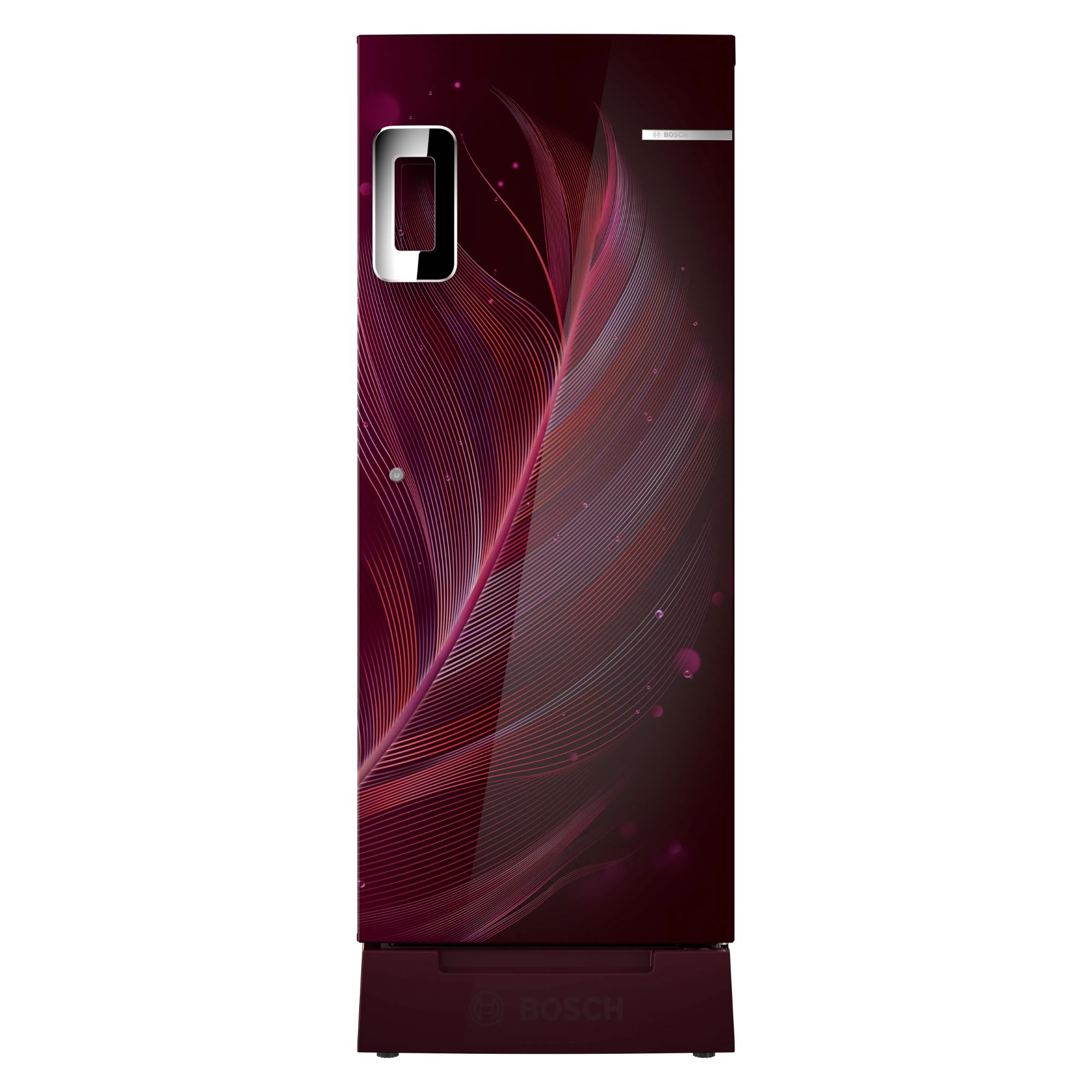 Bosch 226(L) 3 Star Direct Cool Single Door Refrigerator with Stabilizer‑Free Operation, Inverter Compressor & Base Drawer, Feather Wine, CST22W33PI
