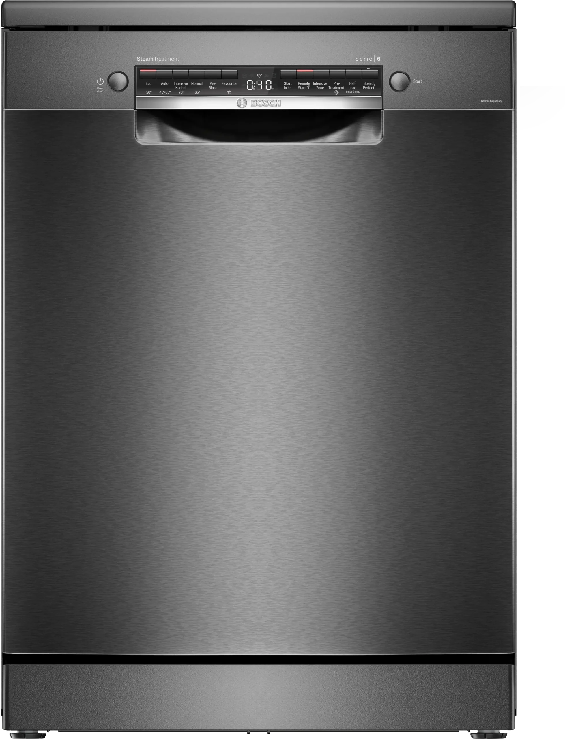 Bosch free-standing dishwasher 60 cm Brushed steel anti-fingerprint – SMS6IKII01I